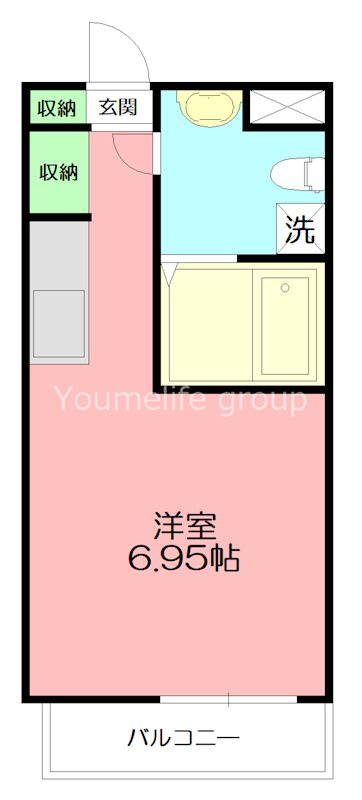 湘南レジデンス 102号室 間取り