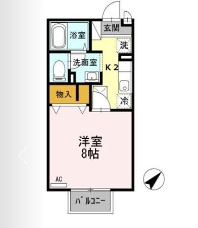 アネックス　Ⅰ 108号室 間取り