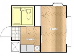 メゾンドルフィン 202号室 間取り