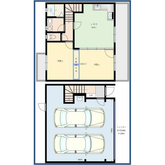 シーサイドヴィレッジ湘南茅ケ崎 001号室 間取り