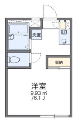 レオパレス横浜とつか 201号室 間取り