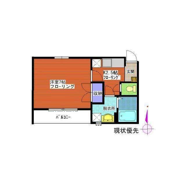 プラチナレジデンス 102号室 間取り