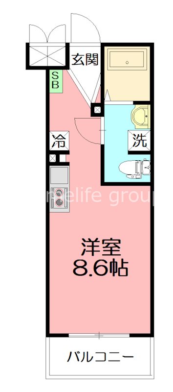 rex（レクス） 304号室 間取り