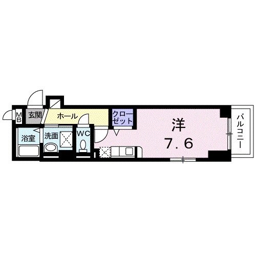 レジデンス北鎌倉 105号室 間取り