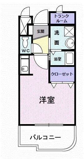 メゾン　ド　ブローテＢ 401号室 間取り