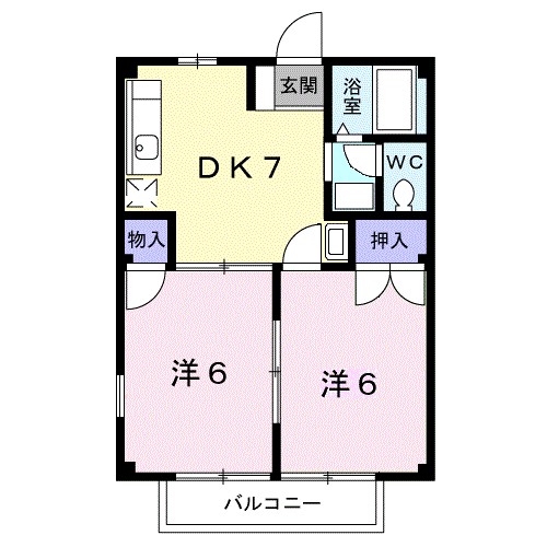 ニューシティ湘南Ａ 105号室 間取り