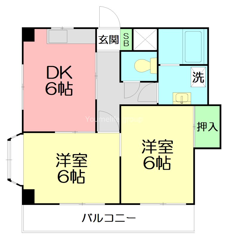 冨貴堂ビル 302号室 間取り
