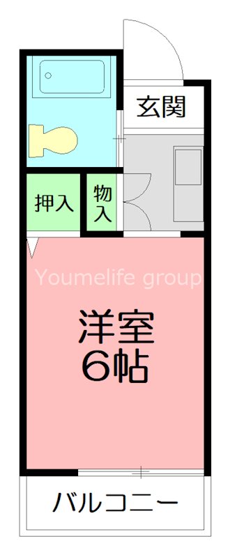 ヴェルデメゾンA 104号室 間取り