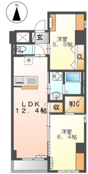 （仮称）新築高座渋谷駅前マンション 401号室 間取り