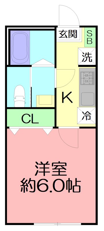 仮称）Wisteria　Lagoon　大鋸３丁目 102号室 間取り
