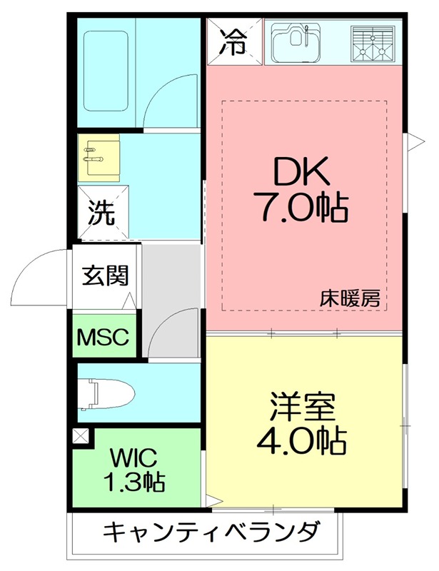 仮）鵠沼石上２丁目メゾン 301号室 間取り