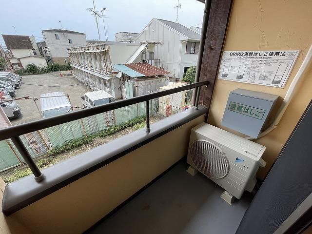 ポスト＆ビーム木の家Ｃ ベランダ