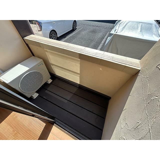 ポスト＆ビーム木の家Ｂ ベランダ