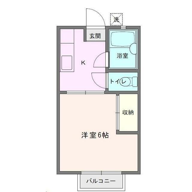 ロイヤル湘南 205号室 間取り