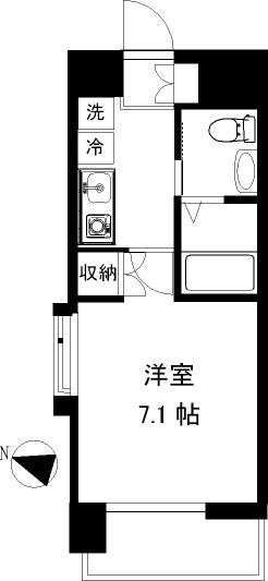 アース湘南台 209号室 間取り