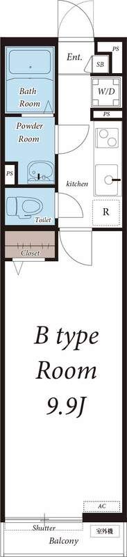 リブリ・Blue sky 鎌倉 302号室 間取り
