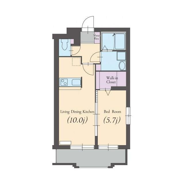 オリーブみずき 301号室 間取り