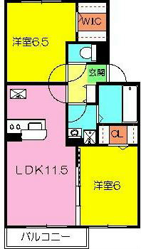 フェリーチェ 103号室 間取り