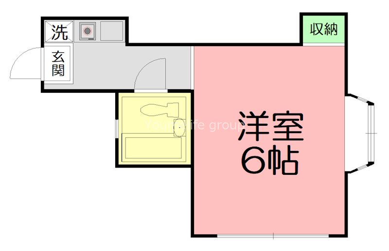 ドルフ鶴巻11 202号室 間取り