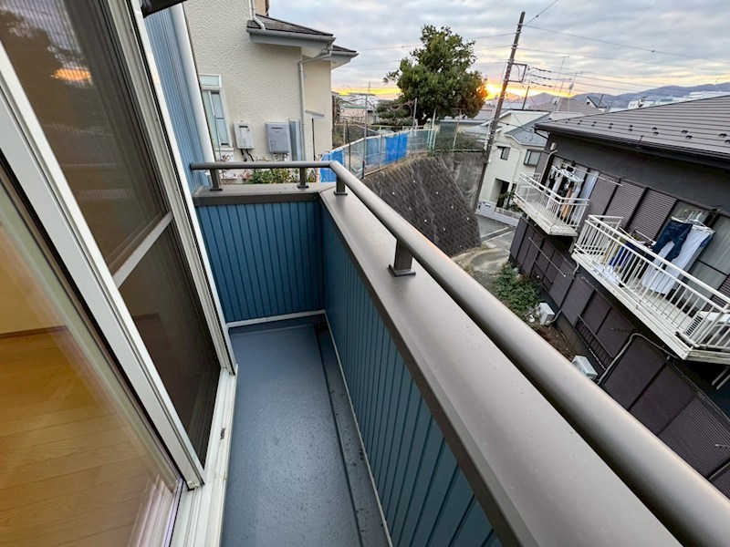 レパード板戸 ベランダ