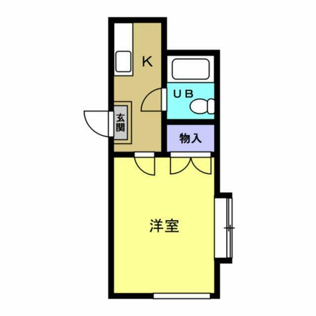 ティーラ伊勢原 201号室 間取り