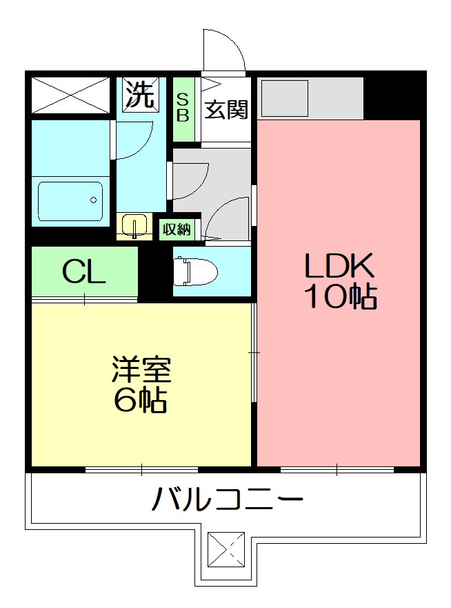 パークステイツ伊勢原 402号室 間取り