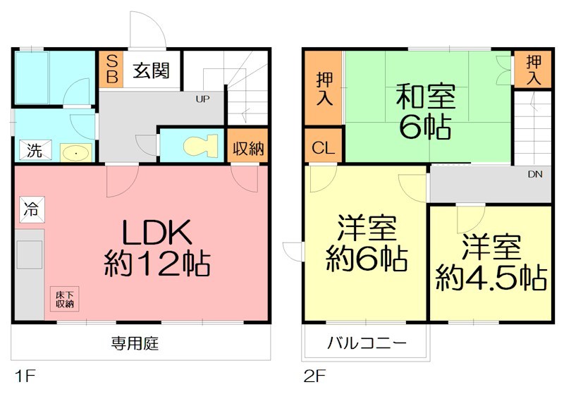 サンヒルズ藤沢10号棟 102号室 間取り
