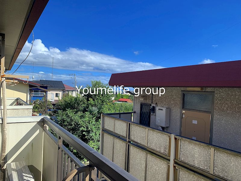 シティハイムアケボノB ベランダ