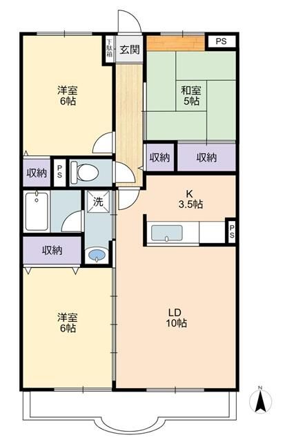 大西マンション 107号室 間取り