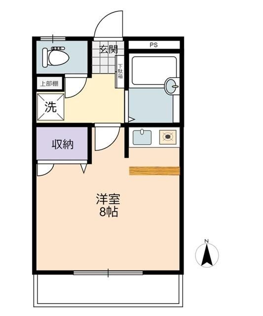 イーストアベニュー 107号室 間取り