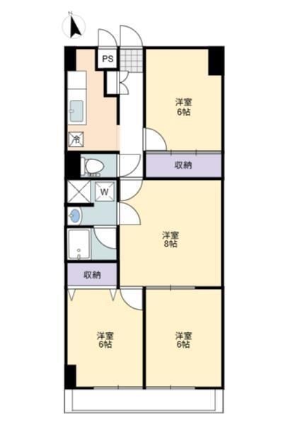 ドム本厚木 405号室 間取り