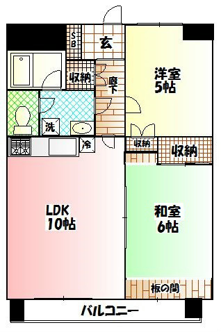 グレイスイセハラ 405号室 間取り