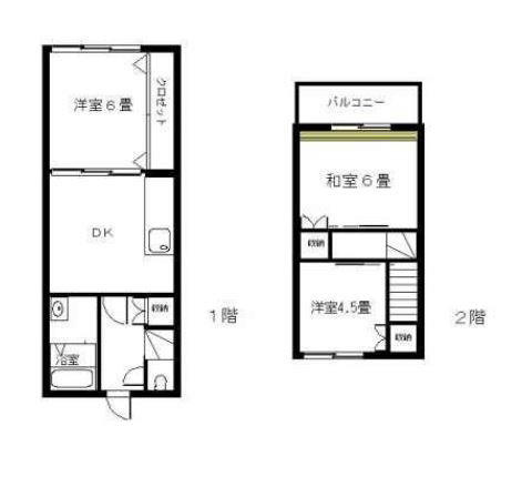 ラカーサ井上 102号室 間取り