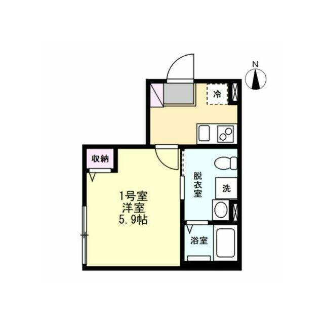 ベイルームシティ本厚木 201号室 間取り