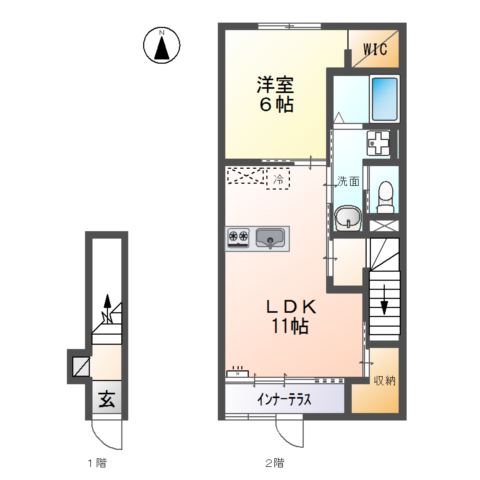 グリシーヌ・静 間取り