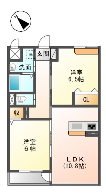 ビレッジ高坪 間取り