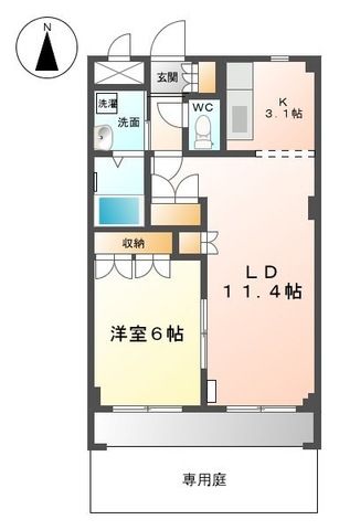 ＴＨ・ルミナス 101号室 間取り