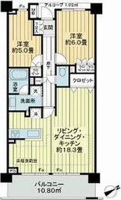 サンクタス洋光台ヒルズ 6F号室 間取り