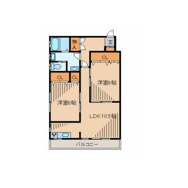 レジデンス明石 A301号室 間取り