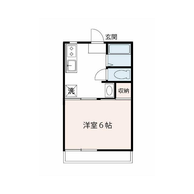 エスペラント 203号室 間取り