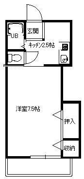 アヴェニール湘南Ⅰ 203号室 間取り