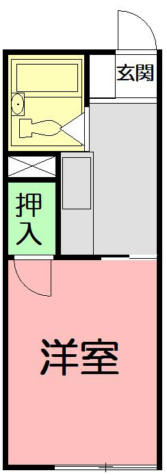 ピースハウスⅠ 201号室 間取り