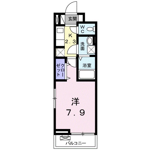 グローヴ テラス-2 203号室 間取り