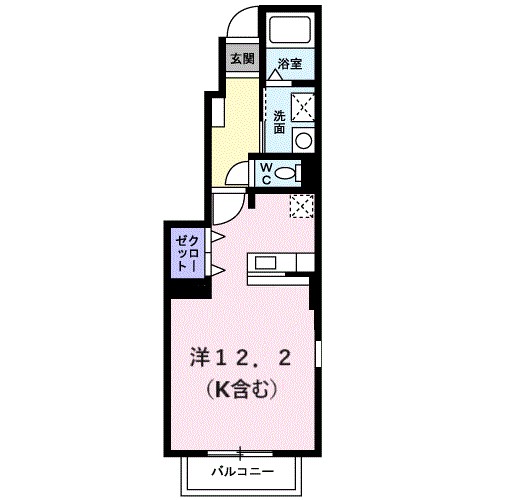 エル・アルバ 101号室 間取り