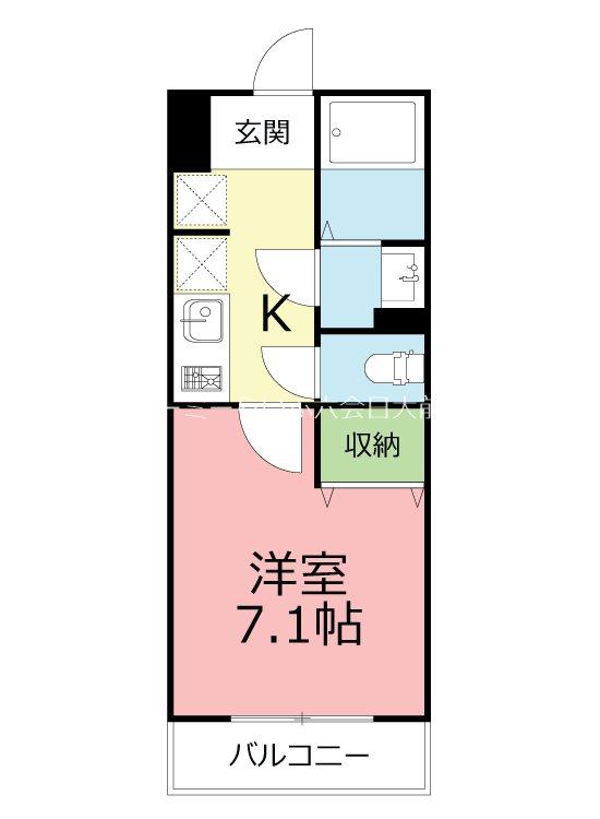 La・Luce 303号室 間取り