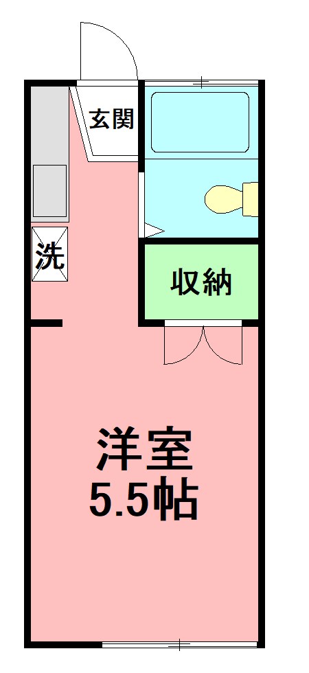 サンコーポ 105号室 間取り