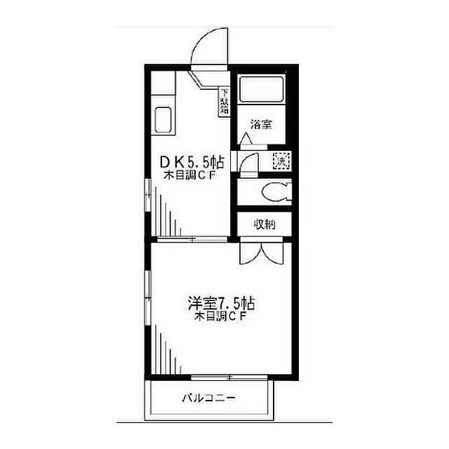 シオン藤沢A A201号室 間取り