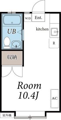 サンハイム神山 105号室 間取り