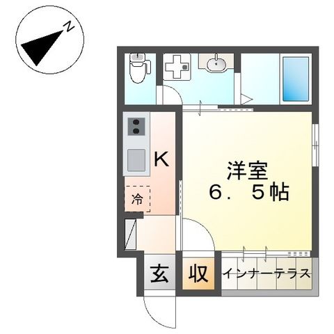 (仮称)善行新築アパート 102号室 間取り