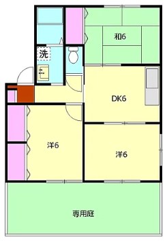 メゾンラスティング 103号室 間取り
